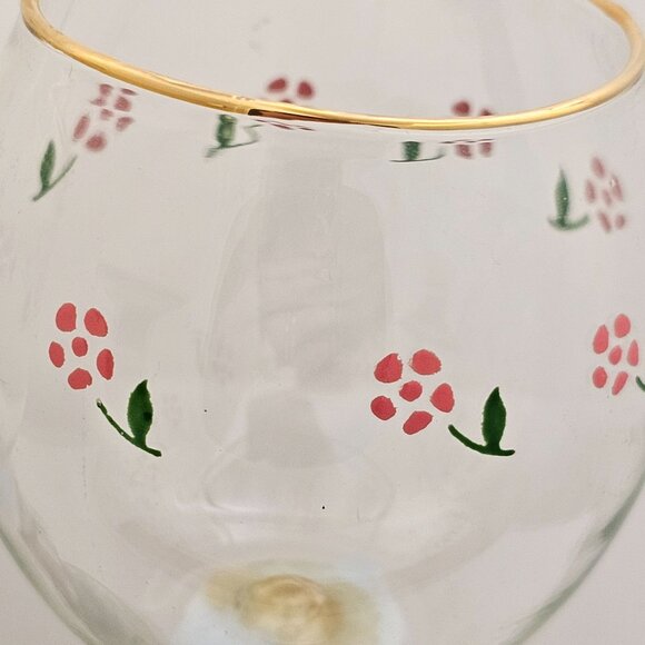 1980s Porcelain Figurine Wine Glasses set-3 by JSNY Taiwan whimsical sweet wine - Picture 11 of 14